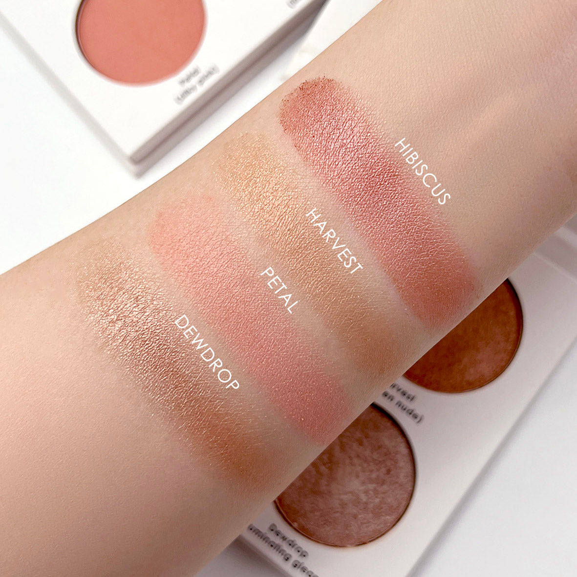 Happy Hibiscus Palette - 99% Natural Blush Blush Palette for All Skin Tones