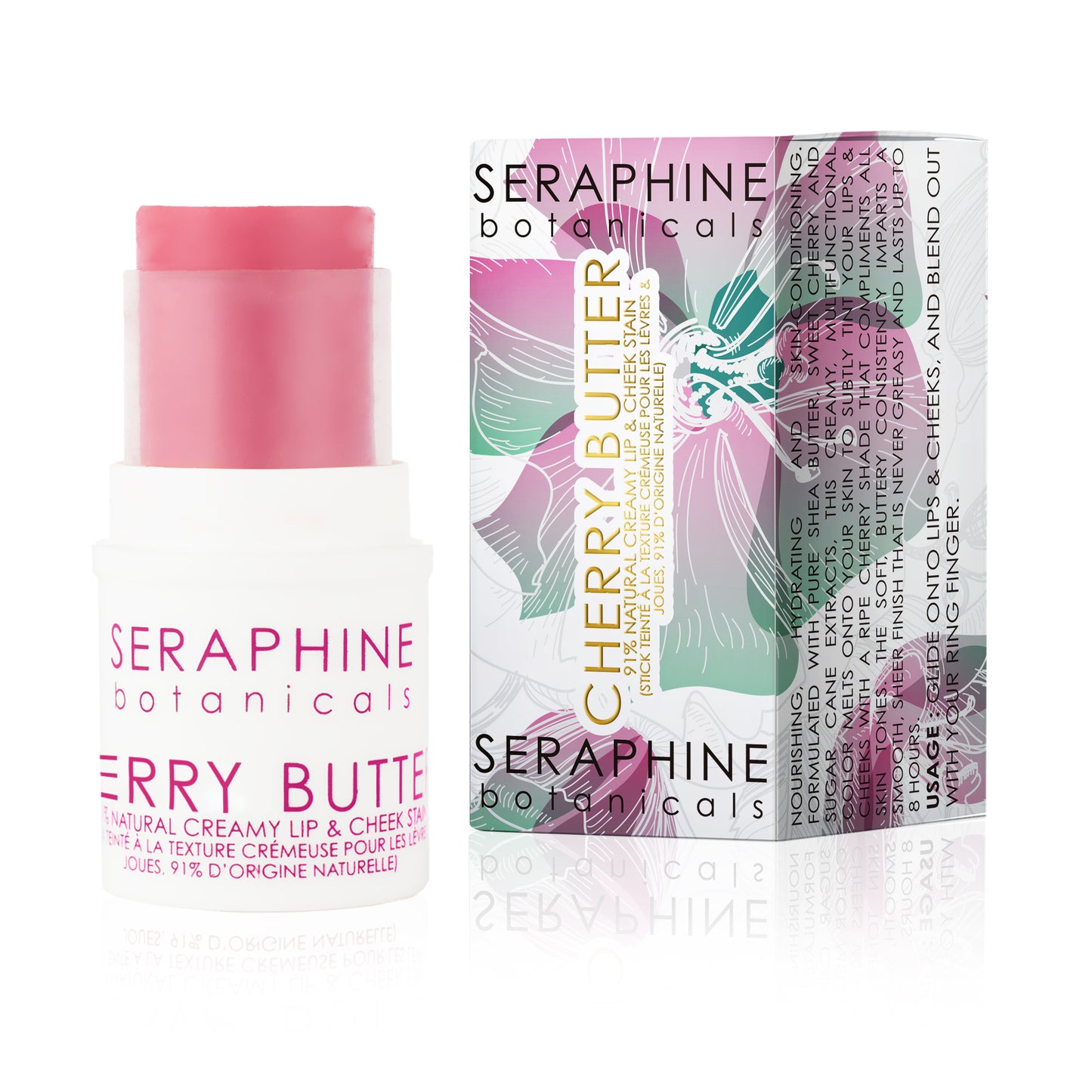 Cherry Butter - 91% Natural Creamy Lip & Cheek Stain - Nourish Beauty Box