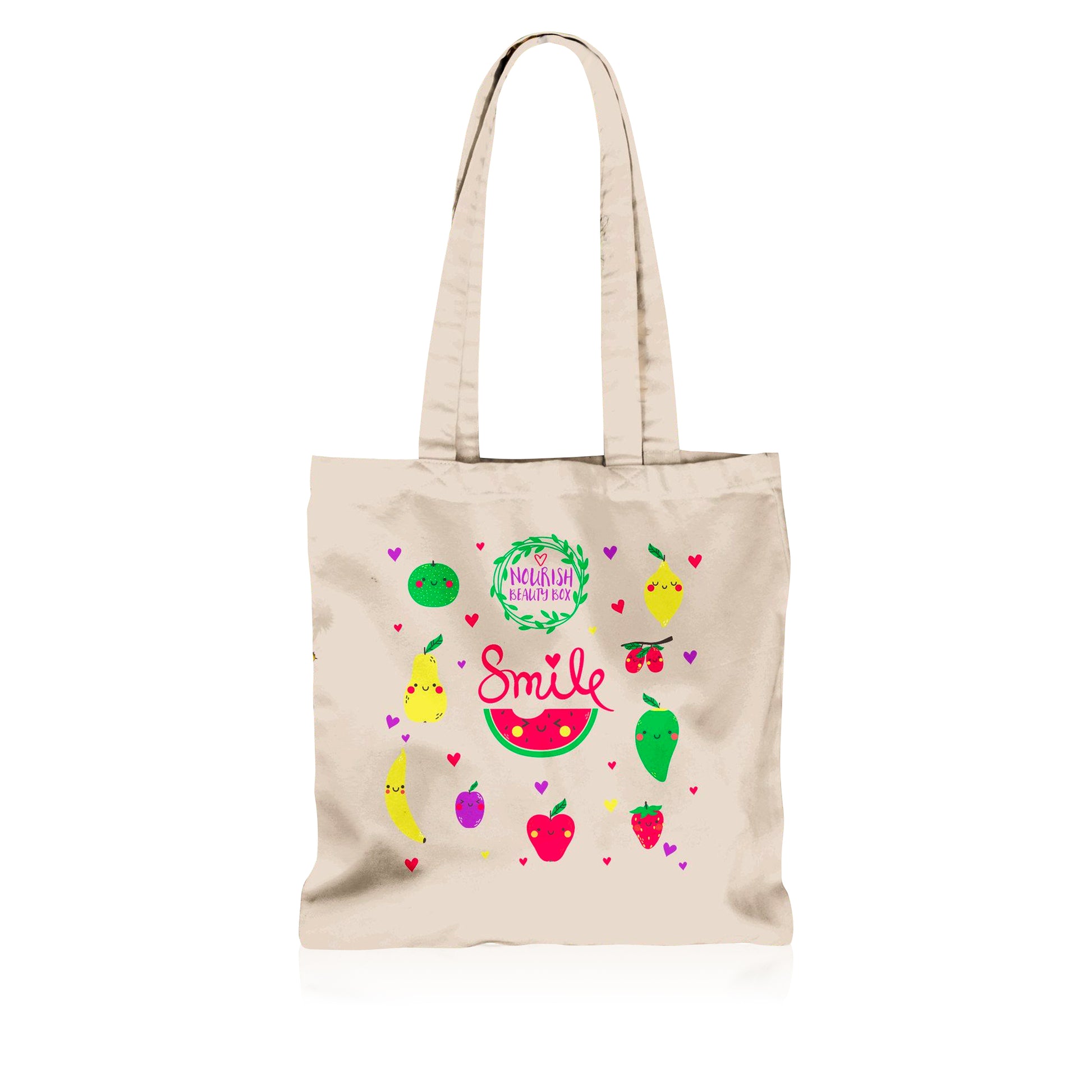 Eco-Friendly Canvas Tote - October 2016 - Nourish Beauty Box