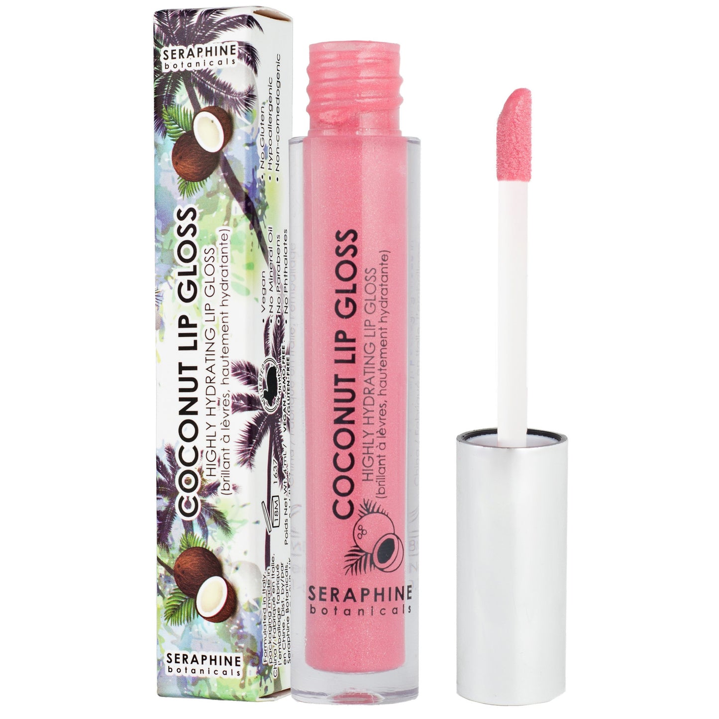 Coconut Lip Gloss - Highly Hydrating lip Gloss - Nourish Beauty Box