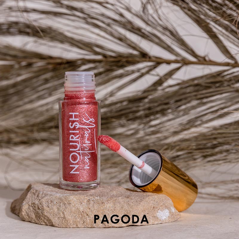 Safflower Shimmer - Luminizing Vegan Lip Gloss
