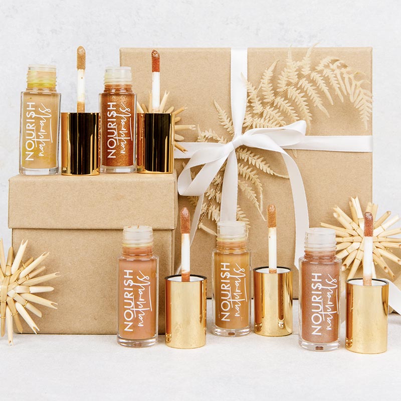 Safflower Shimmer - Luminizing Vegan Lip Gloss