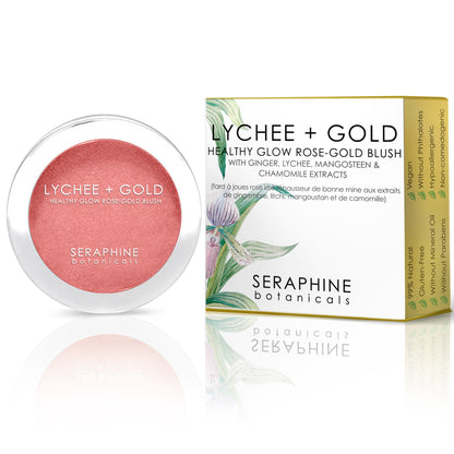 Lychee + Gold - Healthy Glow Rose-Gold Blush - Nourish Beauty Box