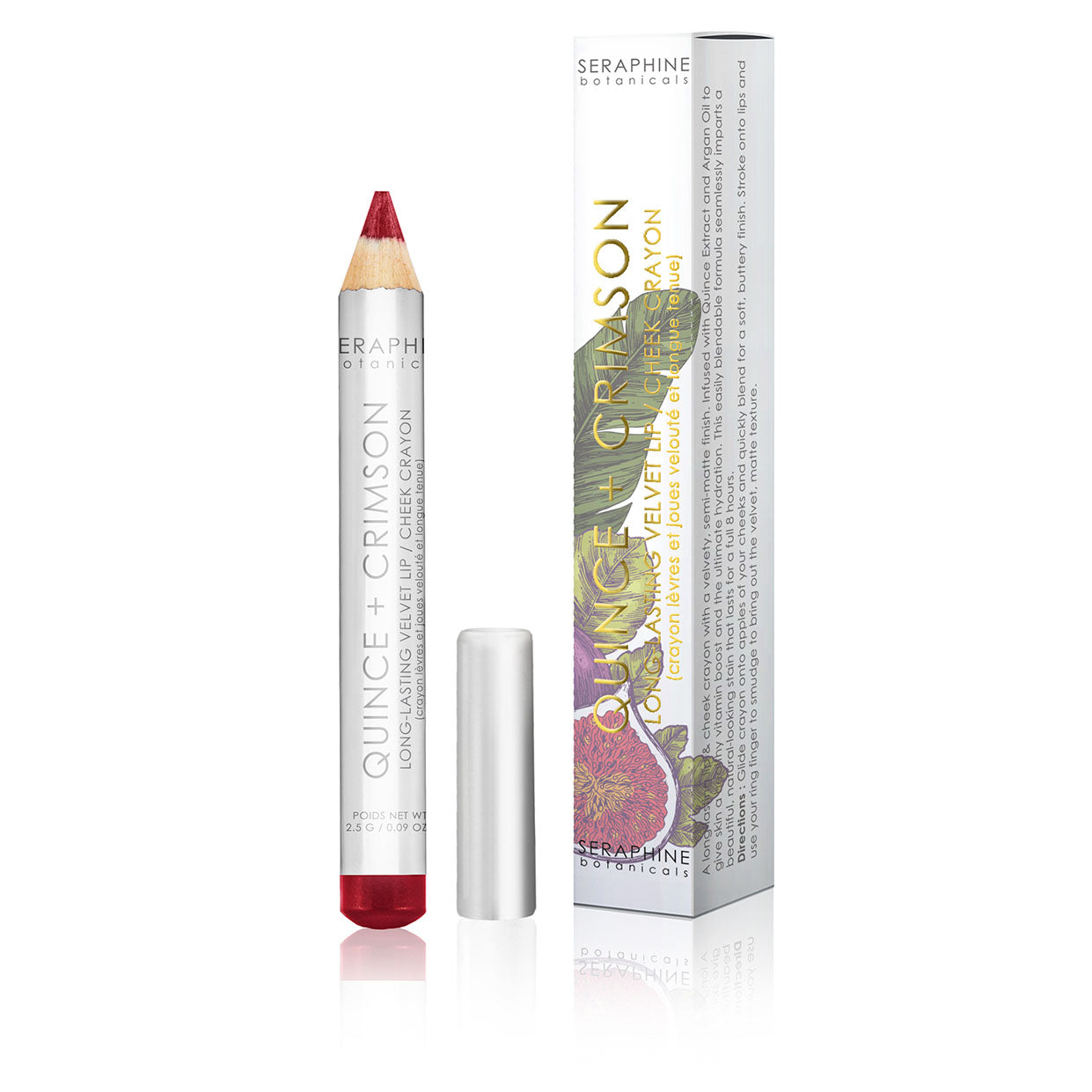 Quince + Crimson - Long-Lasting Velvet Lip / Cheek Crayon