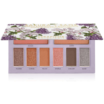 Sakura + Sage - Vegan Eyeshadow & Blush Palette - Nourish Beauty Box