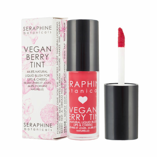 Vegan Berry Tint - 44.8% Natural Liquid Blush for Lips & Cheeks - Nourish Beauty Box